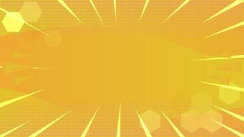 Abstract yellow burst background vector