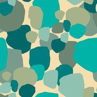 Abstract seamless pattern with green spots  vector