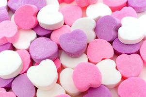 Valentines candy background photo