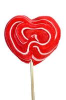 heart-shaped lollipop