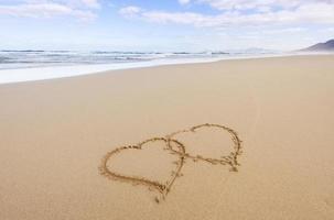 Two Hearts in the Sand