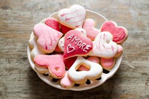 Love sweet heart shaped chocolates candies photo