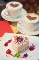 heart-shaped valentine cake