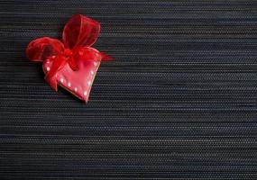 Heart shaped valentine cookies photo
