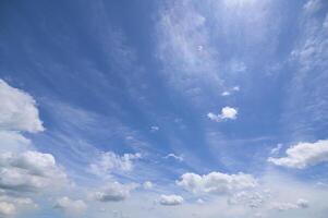 Daytime sky and white clouds photo