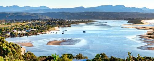 La laguna del río Keurboom, Plettenberg Bay, Sudáfrica foto