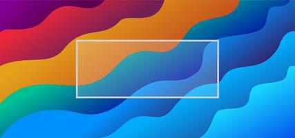 Liquify Fluid Color Banner Background vector