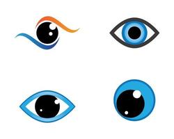 Eye symbol set vector