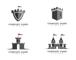 Castle symbol set vector