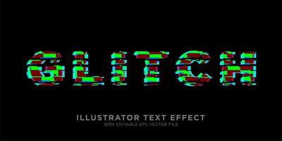 Text Effect Illustrator Style Effect vector