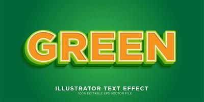 Text Effect Illustrator Style Effect vector