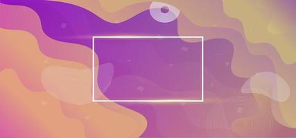 Liquify Fluid Color Banner Background vector