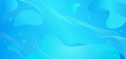 Liquify Fluid Color Banner Background vector