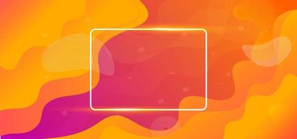 Liquify Fluid Color Banner Background vector