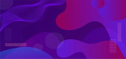 Liquify Fluid Color Banner Background vector