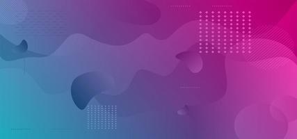 Liquify Fluid Color Banner Background vector