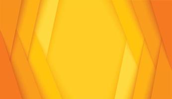 Modern orange and yellow angled layers frame vector