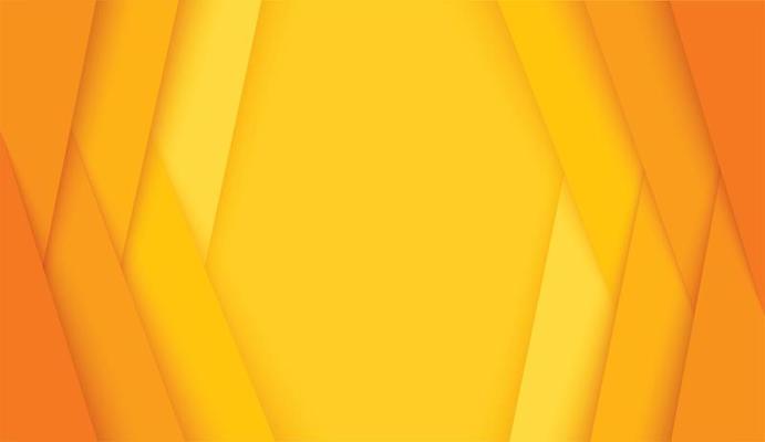 Modern orange and yellow angled layers frame