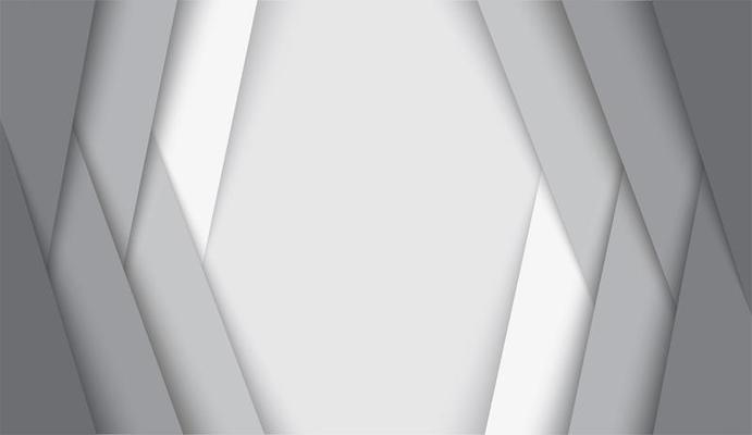 Modern white and gray angled layers frame