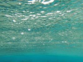 Water surface underwater photo