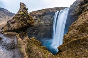 Iconic Skagafoss fall, Iceland photo