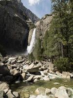 Yosemite National park, whater falls in California photo