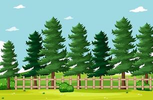 Empty background nature scenery vector