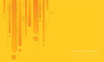 Modern yellow and orange gradient geometric design vector