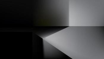 Light Shining on Black Wall vector