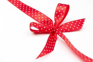 Red Ribbon with Bow photo
