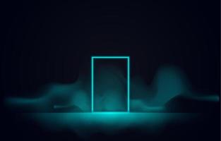 Misty Door Background vector