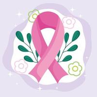 Breast cancer awareness month design vector