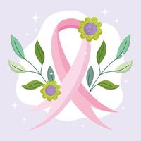 Breast cancer awareness month design vector