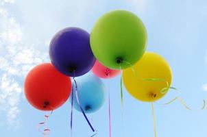 colorful balloons photo