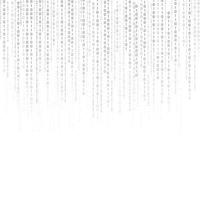 Binary data and streaming binary code background vector