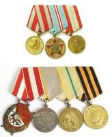 siete medallas de la segunda guerra mundial