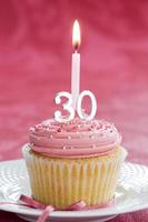 Thirtieth birthday cupcake photo