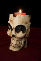 Day of The Dead Skull Candle photo