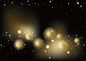  Holidays Gold Abstract Bokeh Background  vector