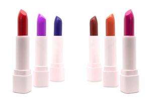 Various shades of lipstick photo