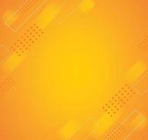 Abstract gradient orange square design vector