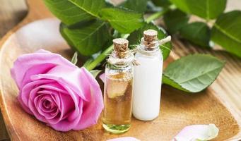 Body-care Oil and Lotion with Rose Extract photo
