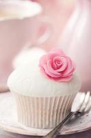 Rose cupcake photo