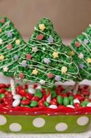 Rice crispy bars decorated for Christmas photo