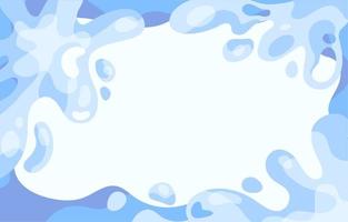 Water Splash Abstract Flat Background vector