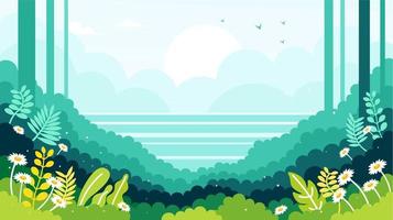 Grass Flowers Vector Art Icons And Graphics For Free Download