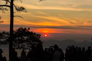 Sunrise at Phukradung National Park, Thailand photo