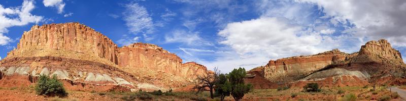 Panoramic View from Grand Wash Road Capitol Reef National Park photo