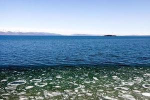 Disappearing Ice in Yellowstone Lake photo