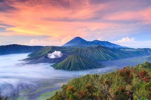 Mount Bromo volcano, East Java, Surabuya, Indonesia photo